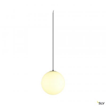 SLV 1008137 SUN 30, Pendelleuchte, E27, offenes Kabelende, 1x max. 40 W, matt schwarz