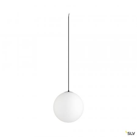 SLV 1008137 SUN 30, Pendelleuchte, E27, offenes Kabelende, 1x max. 40 W, matt schwarz