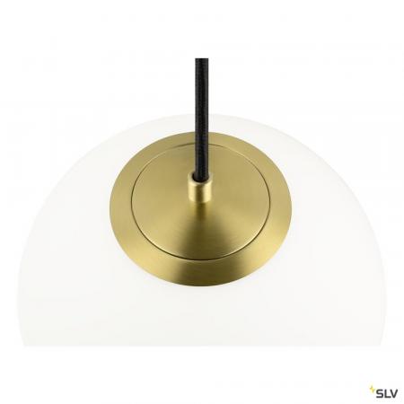 SLV 1008138 SUN 20, Pendelleuchte, E27, offenes Kabelende, 1x max. 40 W, matt gold