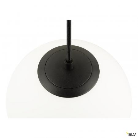SLV 1008139 SUN 20, Pendelleuchte, E27, offenes Kabelende, 1x max. 40 W, matt schwarz