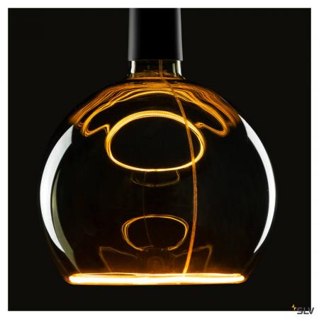 SLV 1008164 LED Floating Globe 200, LED-Leuchtmittel, smokey black, E27, PHASE, 6 W, 1900 K