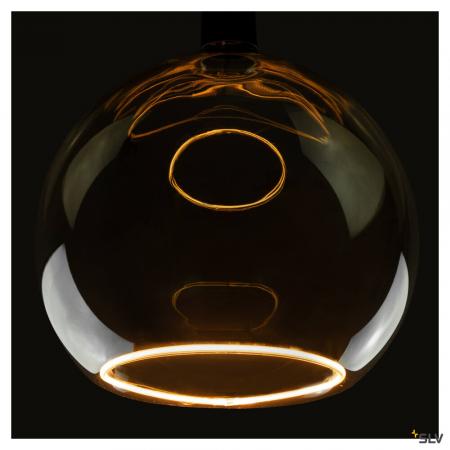 SLV 1008165 LED Floating Globe 300, LED-Leuchtmittel, smokey black, E27, PHASE, 8 W, 1900 K