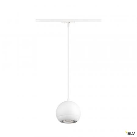 SLV 1008175 LIGHT EYE® 150, 1~ Pendelleuchte, GU10, Pendellänge 150 cm, 1x max. 13 W, matt weiß