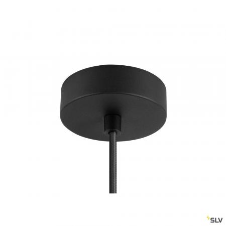 SLV 1008178 LIGHT EYE® 150, Pendelleuchte, GU10, Pendellänge 150 cm, 1x max. 13 W, matt schwarz