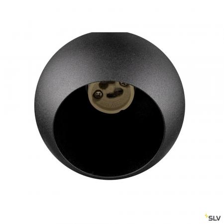 SLV 1008180 LIGHT EYE® 90, 1~ Spot, rund, GU10, 1x max. 6 W, matt schwarz