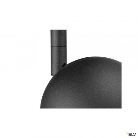 SLV 1008180 LIGHT EYE® 90, 1~ Spot, rund, GU10, 1x max. 6 W, matt schwarz