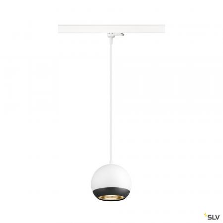 SLV 1008177 LIGHT EYE® 150, 3~ Pendelleuchte, GU10, Pendellänge 150 cm, 1x max. 13 W, matt weiß