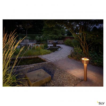 SLV 1008194 PHOTONI CYL POLE 75, Stehleuchte, E27, 1x max. 13 W, rost