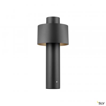 SLV 1008195 PHOTONI CYL POLE 45, Stehleuchte, E27, 1x max. 13 W, schwarz