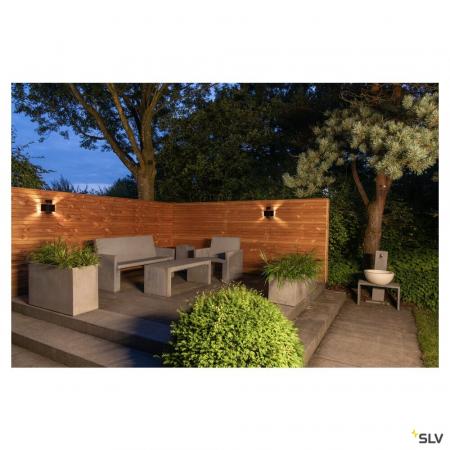 SLV 1008197 PHOTONI CYL, Wandaufbauleuchte, zylindrisch, 1x max. 13 W, E27, schwarz