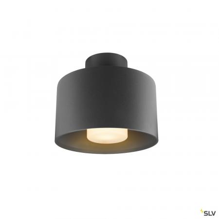 SLV 1008199 PHOTONI CYL, Deckenaufbauleuchte, zylindrisch, 1x max. 13 W, E27, schwarz