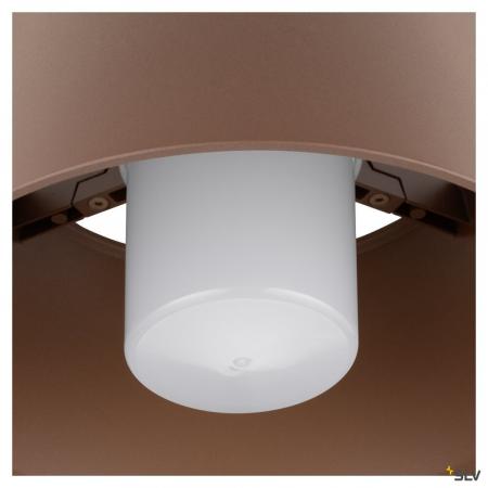 SLV 1008200 PHOTONI CYL, Deckenaufbauleuchte, zylindrisch, 1x max. 13 W, E27, rost