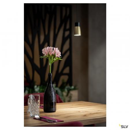 SLV 1008207 PURI 2.0 Basic, 1~ Pendelleuchte, GU10, Pendellänge 200 cm, 1x max. 6 W, schwarz