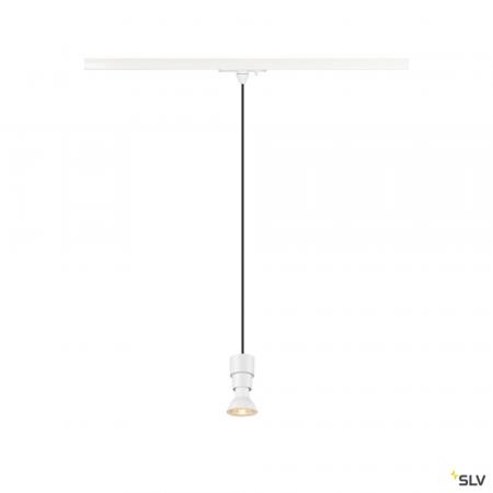 SLV 1008208 PURI 2.0 Basic, 1~ Pendelleuchte, GU10, Pendellänge 200 cm, 1x max. 6 W, weiß