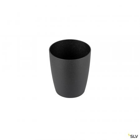 SLV 1008224 PURI 2.0 Dome, Leuchtenschirm, H: 6.5 cm, schwarz