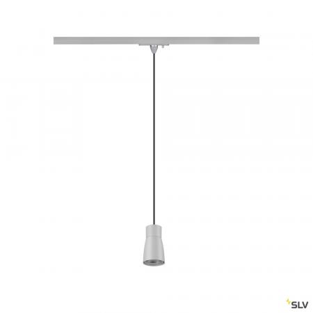SLV 1008265 PURI 2.0 Dome, 1~ Pendelleuchte, GU10, Pendellänge 200 cm, 1x max. 6 W, grau