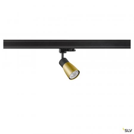SLV 1008273 PURI 2.0 Dome, 3~ Spot, GU10, 1x max. 6 W, schwarz / gold