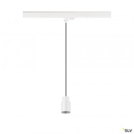 SLV 1008277 PURI 2.0 Tube, 3~ Pendelleuchte, GU10, Pendellänge 200 cm, 1x max. 6 W, weiß