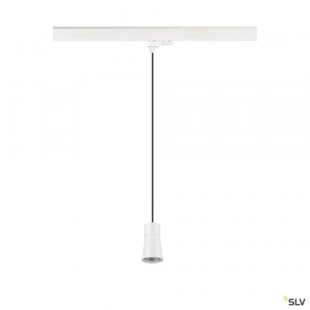 SLV 1008280 PURI 2.0 Cone, 3~ Pendelleuchte, GU10, Pendellänge 200 cm, 1x max. 6 W, weiß