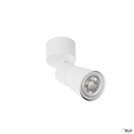 SLV 1008290 PURI 2.0 Cone, Wand- und Deckenaufbauleuchte, 1x max. 6 W GU10, weiß