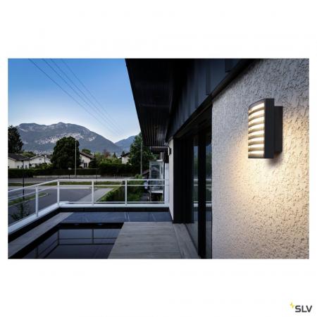 SLV 1008384 RASTERLYS WL, Wandaufbauleuchte, rechteckig, 2700/3000 K, 14 W, PHASE, 70°, anthrazit