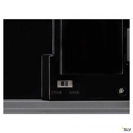 SLV 1008384 RASTERLYS WL, Wandaufbauleuchte, rechteckig, 2700/3000 K, 14 W, PHASE, 70°, anthrazit