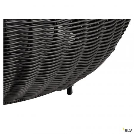 SLV 1008388 ADEGAN, Outdoor Stehleuchte, flat, Solar, 2200 K, IP65, schwarz