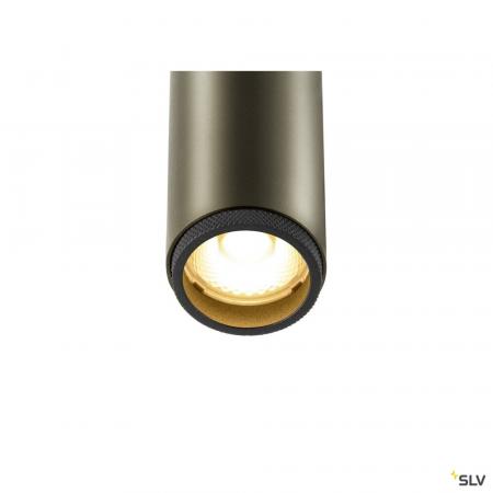 SLV 1008393 GRIP! S, 1~ Spot, zylindrisch, 2700 K, 11 W, PHASE, 29°, bronze / schwarz