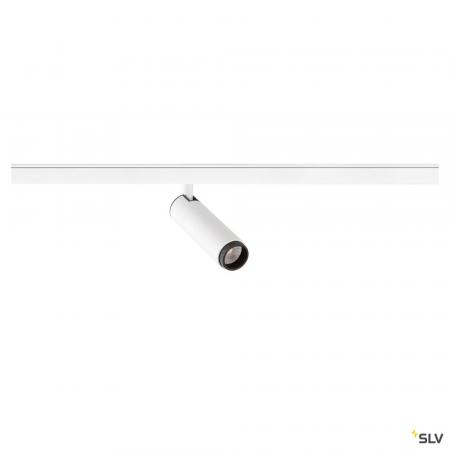 SLV 1008415 GRIP! S, 48V Spot, zylindrisch, 2000-3000 K, 9.8 W, DALI, Dim-to-Warm, 29°, weiß / schwarz