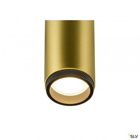 SLV 1008429 GRIP! M, 1~ Spot, zylindrisch, 3000 K, 20 W, PHASE, 42°, gold / schwarz