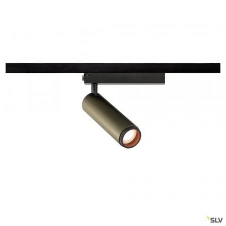 SLV 1008433 GRIP! M, 1~ Spot, zylindrisch, 2000-3000 K, 15 W, Dim-to-Warm, PHASE, 42°, bronze / schwarz