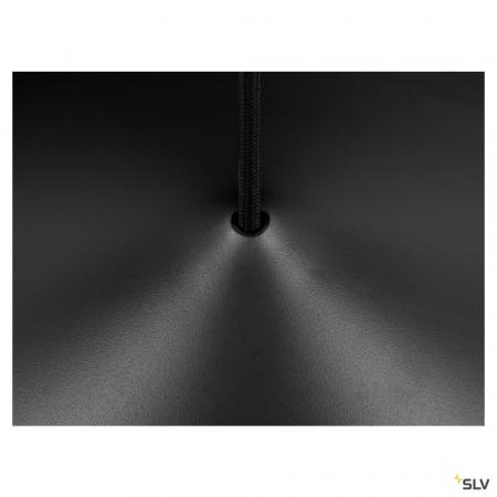SLV 1008507 MAGICO 55, Pendelleuchte, E27, Pendellänge 180 cm, 1x max. 10 W, matt schwarz
