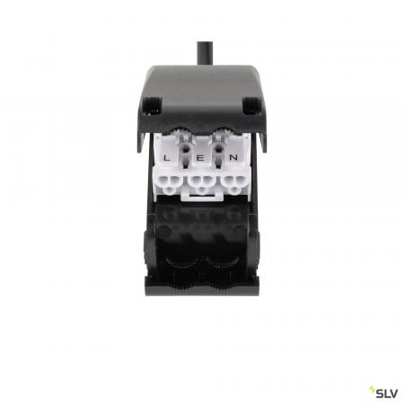 SLV 1008510 NEW TRIA® 155, Deckeneinbauleuchte, quadratisch, 2 x GU10, zweiflammig, schwarz