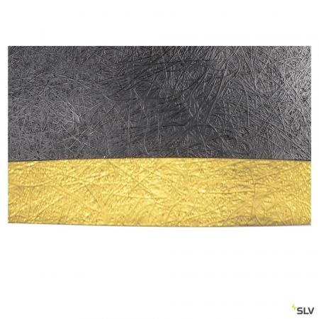 SLV 1008535 FORCHINI 50, Pendelleuchte, E27, Pendellänge 150 cm, 1x max. 40 W, matt schwarz / matt gold