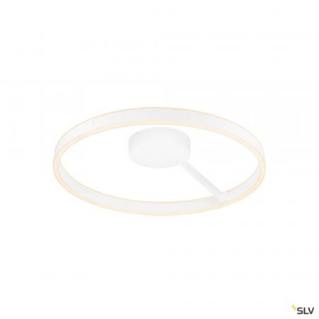 SLV 1008549 ONE, Wand- und Deckenaufbauleuchte, rund, 2700/3000 K, 23 W, PHASE, 130°, weiß