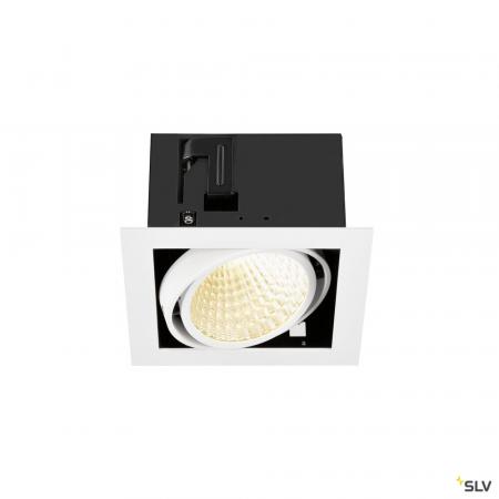 SLV 1008567 KADUX, Deckeneinbauleuchte, single, 3000 K, DALI 2, Touch, 30°, weiß