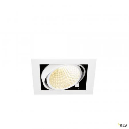 SLV 1008567 KADUX, Deckeneinbauleuchte, single, 3000 K, DALI 2, Touch, 30°, weiß