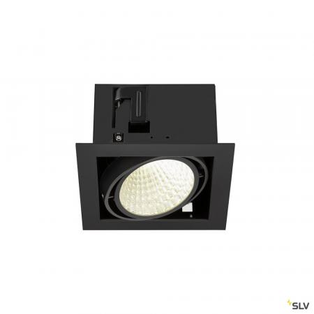 SLV 1008570 KADUX, Deckeneinbauleuchte, single, 4000 K, DALI 2, Touch, 30°, schwarz