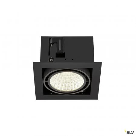 SLV 1008570 KADUX, Deckeneinbauleuchte, single, 4000 K, DALI 2, Touch, 30°, schwarz