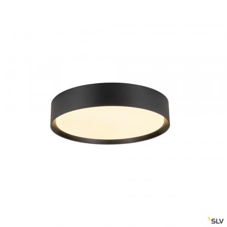 SLV 1008578 DECONA 30, Deckenaufbauleuchte, rund, 2700/3000 K, 18 W, PHASE, schwarz