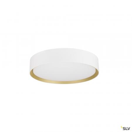 SLV 1008579 DECONA 30, Deckenaufbauleuchte, rund, 2700/3000 K, 18 W, PHASE, weiß / gold