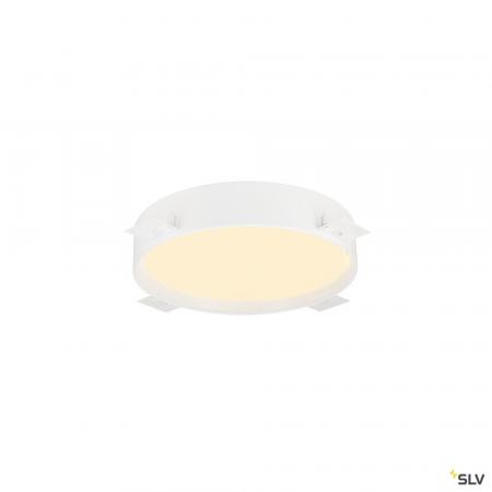 SLV 1008577 DECONA 30, Deckenaufbauleuchte, rund, 2700/3000 K, 18 W, PHASE, weiß
