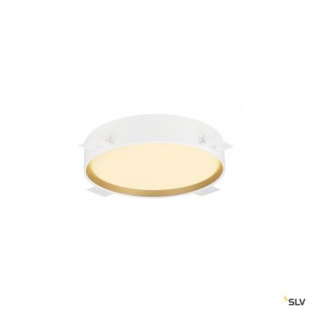 SLV 1008580 DECONA 30, Deckenaufbauleuchte, rund, 2700/3000 K, 18 W, PHASE, schwarz / gold