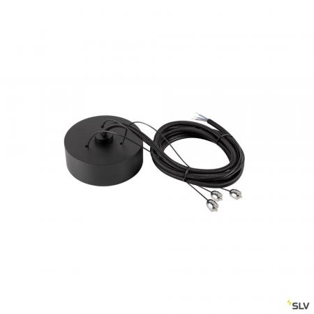 SLV 1008587 DECONA, Abhängeset, Pendellänge 150 cm, schwarz