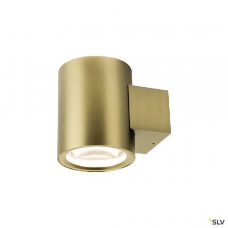 SLV 1008613 OCULUS, Wandaufbauleuchte, rund, 2000-3000 K, 15 W, Dim-to-Warm, PHASE, 100°, messing