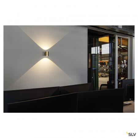 SLV 1008613 OCULUS, Wandaufbauleuchte, rund, 2000-3000 K, 15 W, Dim-to-Warm, PHASE, 100°, messing