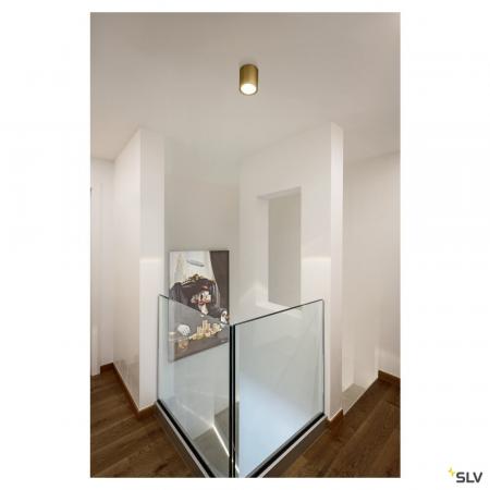 SLV 1008619 OCULUS, Deckenaufbauleuchte, rund, 2000-3000 K, 11 W, Dim-to-Warm, PHASE, 100°, messing