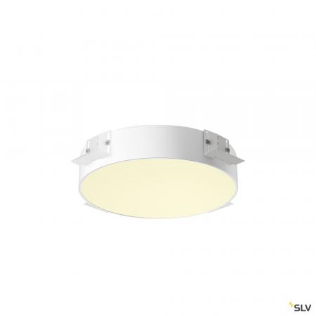 SLV 1008632 MEDO® 40, Deckeneinbauleuchte, frameless, 3000/4000 K, 80°, IP20, rund, weiß