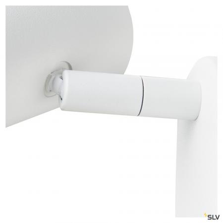 SLV 1008703 NOBLO®, Wand- und Deckenaufbauleuchte, single, rund, 2000-3000 K, 8 W, Dim-to-Warm, PHASE, 36°, weiß