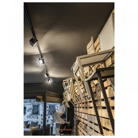 SLV 152750 EURO CUBE Spot schwarz 60° 3000K CRI90 inkl. 3P.-Adapter